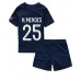 Billige Paris Saint-Germain Nuno Mendes #25 Hjemmetrøye Barn 2022-23 Kortermet (+ korte bukser)